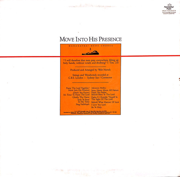 Move Into His Presence