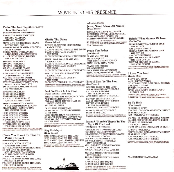 Move Into His Presence