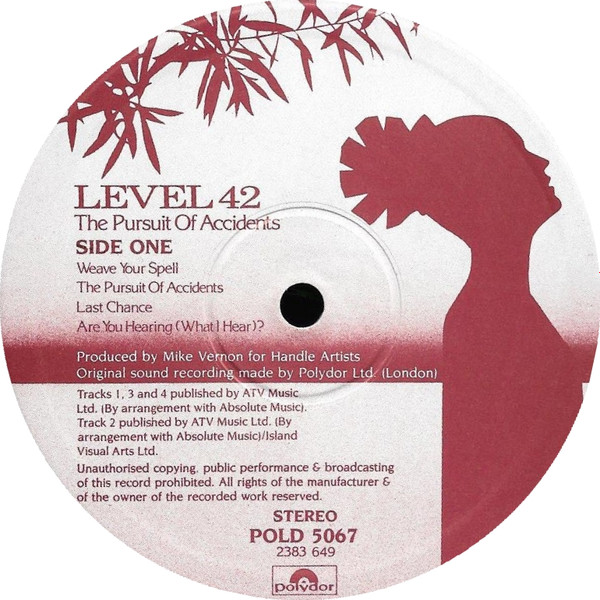 Level 42 - The Pursuit Of Accidents | Polydor (POLD 5067) - 3