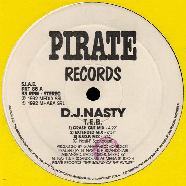 D.J.Nasty - T.E.B. | Pirate Records (PRT 86)