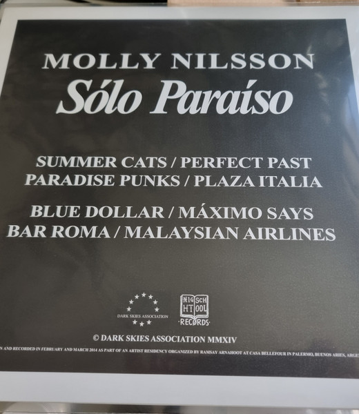Molly Nilsson - Sólo Paraíso | Dark Skies Association (DSA054) - 4 Molly Nilsson - Sólo Paraíso | Dark Skies Association (DSA054) - 4