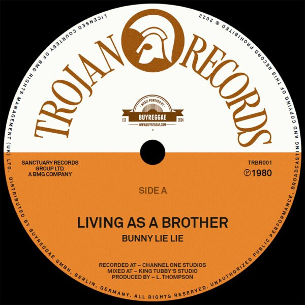 Bunny Lie Lie - Living As A Brother | Trojan Records (TRBR001)