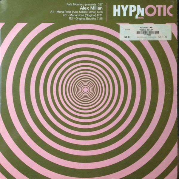 Fafa Monteco Presents Alex Millan - Maria Rosa | Hypnotic Music (HYPNO 027) - main Fafa Monteco Presents Alex Millan - Maria Rosa | Hypnotic Music (HYPNO 027) - main