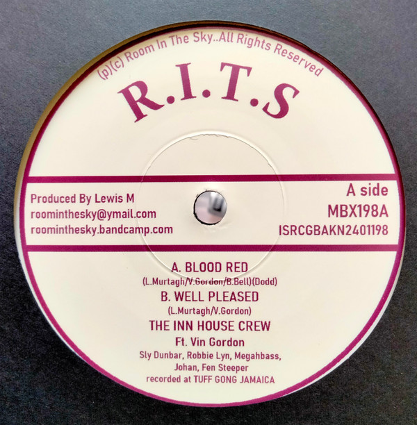 The Inn House Crew Ft.  Vin Gordon - Blood Red / Well Pleased | Room In The Sky (MBX198)