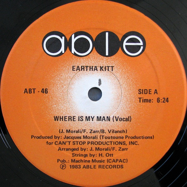 Eartha Kitt - Where Is My Man | Able (ABT 46) - 3 Eartha Kitt - Where Is My Man | Able (ABT 46) - 3