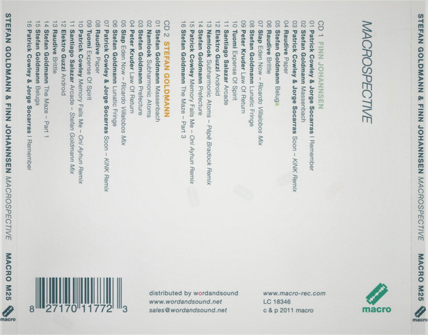 Stefan Goldmann & Finn Johannsen - Macrospective | Macro (MACRO M25) - 2