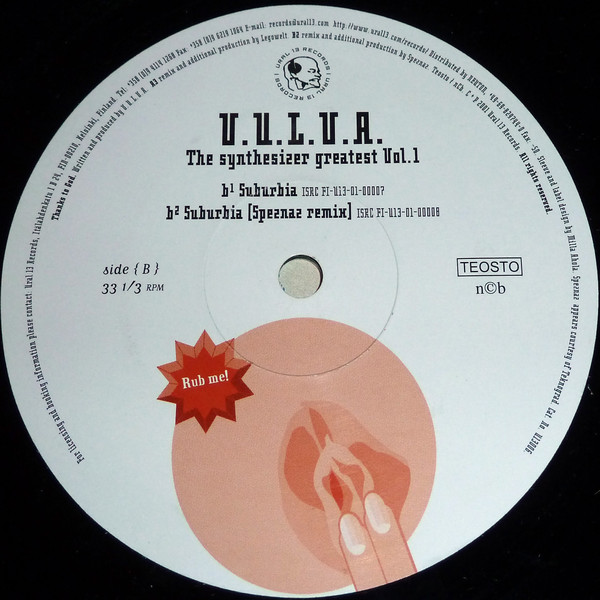 V.U.L.V.A. - The Synthesizer Greatest Vol. 1 | Ural 13 Records (U13006) - 4 V.U.L.V.A. - The Synthesizer Greatest Vol. 1 | Ural 13 Records (U13006) - 4