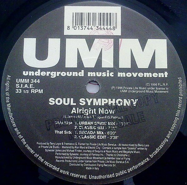 Soul Symphony - Alright Now | UMM (UMM 344) - main Soul Symphony - Alright Now | UMM (UMM 344) - main