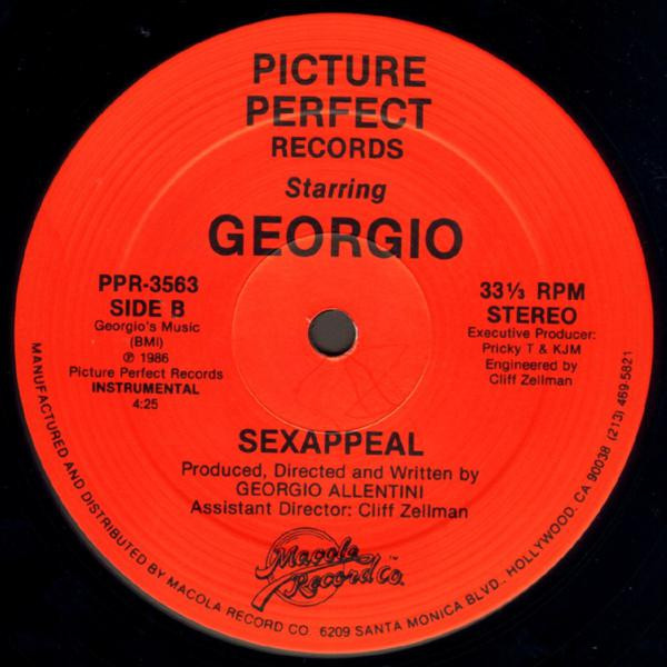 Georgio - Sexappeal | Picture Perfect Records (PPR-3563) - 4