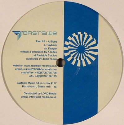 A-Sides - Payback / Danger | Eastside Records (EAST 62)