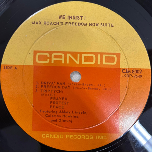 Max Roach - We Insist! Max Roach's Freedom Now Suite | Candid (CJM 8002,) - 3