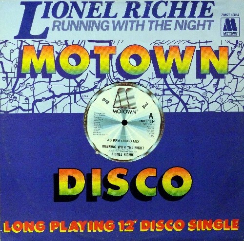 Lionel Richie - Running With The Night | Motown (TMGT 1324) - main