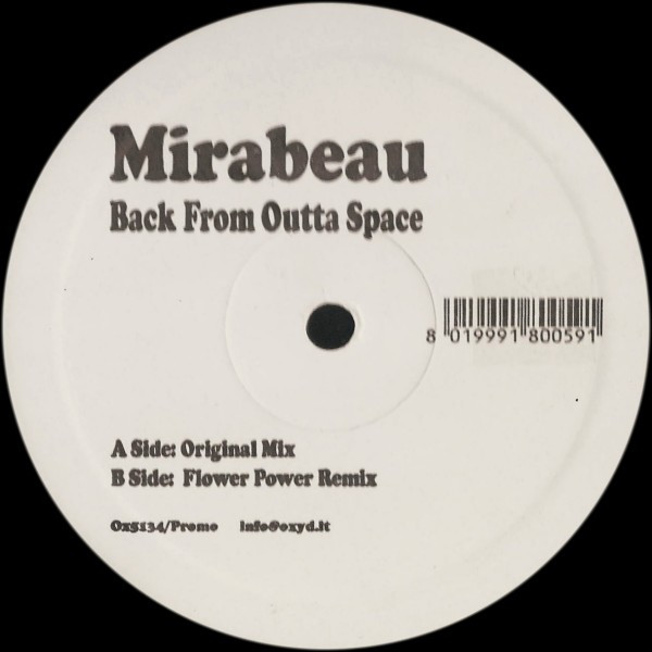 Mirabeau - Back From Outta Space | Oxyd Records (OX5134)