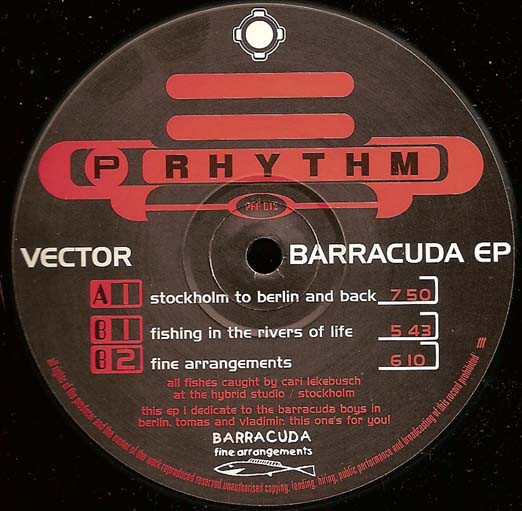 Vector - Barracuda EP | Planet Rhythm Records (PRR 012)