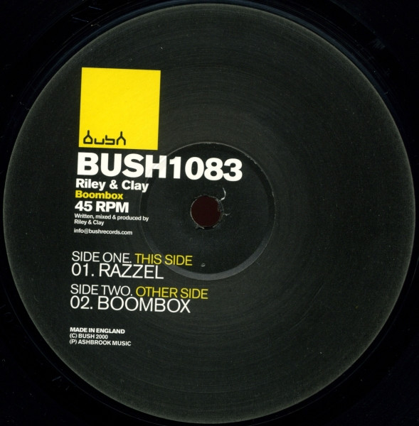 Riley & Clay - Boombox | Bush (BUSH1083) - main
