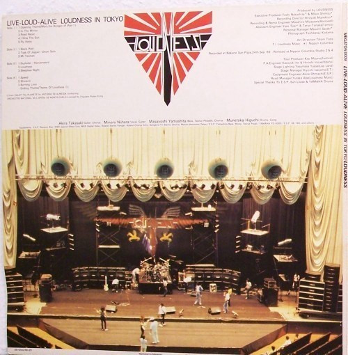Loudness - Live-Loud-Alive (Loudness In Tokyo) | Megaton (MEGATON 0009) - 2