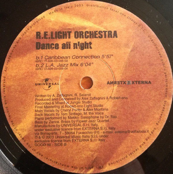 R.E.Light Orchestra - Dance All Night | Externa (GOOD 88) - 3 R.E.Light Orchestra - Dance All Night | Externa (GOOD 88) - 3