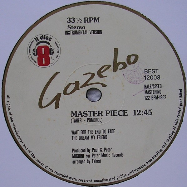 Gazebo - Master Piece | Best Record (BEST 12003) - 4