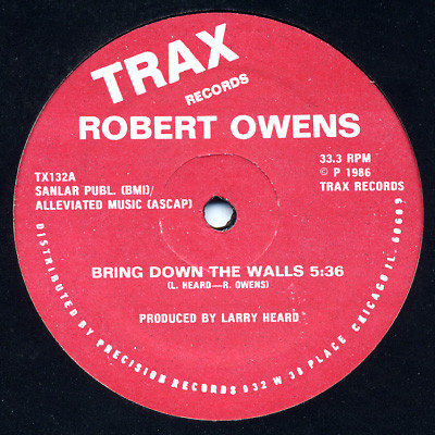 Robert Owens - Bring Down The Walls | Trax Records (TX132) - 3