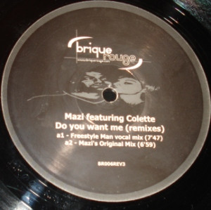 Mazi Namvar Featuring Colette - Do You Want Me (Remixes Part 3) | Brique Rouge (BR006REV3) - 3