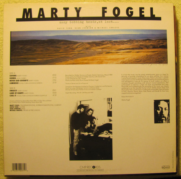 Marty Fogel - Many Bobbing Heads, At Last.... | CMP Records (CMP 37 ST) - 2 Marty Fogel - Many Bobbing Heads, At Last.... | CMP Records (CMP 37 ST) - 2