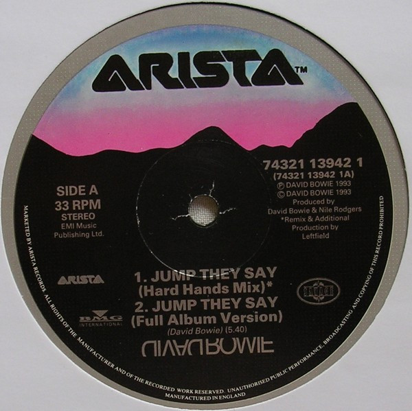David Bowie - Jump They Say | Arista (74321 13942 1) - 3