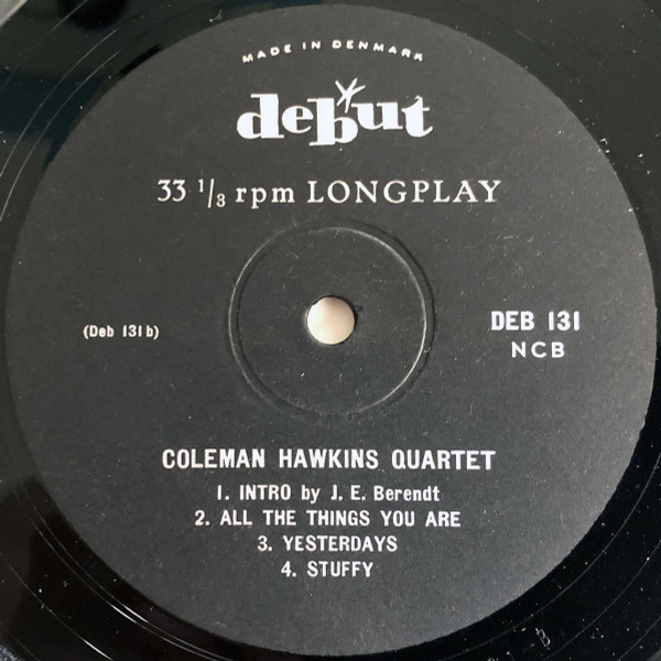 Coleman Hawkins  &  Bud Powell  &  Oscar Pettiford  &  Kenny Clarke - The Essen Jazz Festival All Stars | Debut Records (DEB-131) - 3