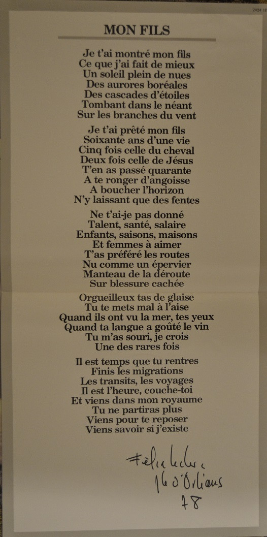 Félix Leclerc - Mon Fils | Polydor (2424 187) - 3 Félix Leclerc - Mon Fils | Polydor (2424 187) - 3