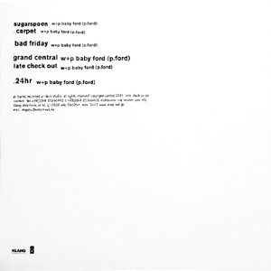 Baby Ford & The Ifach Collective - Sacred Machine | Klang Elektronik (klang elektronik nr.60) - 2 Baby Ford & The Ifach Collective - Sacred Machine | Klang Elektronik (klang elektronik nr.60) - 2