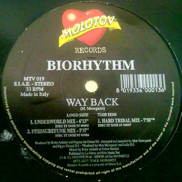 Biorhythm - Way Back | Molotov Records (MTV 019)