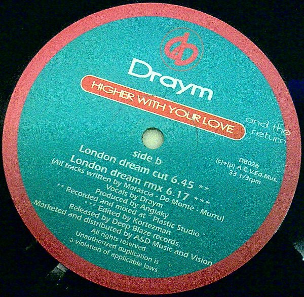 Draym - Higher With Your Love | Deep Blaze Records (DB 026) - 2