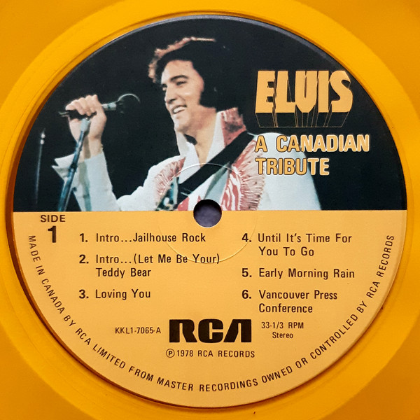 Elvis Presley - A Canadian Tribute | RCA (KKL1-7065) - 3