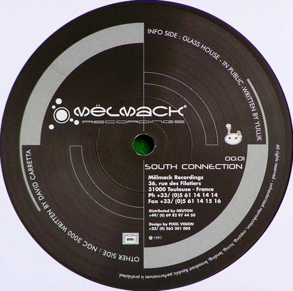Yullik / David Carretta - South Connection | Mëlmack Records (MEL 001) - main