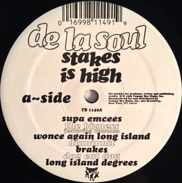 De La Soul - Stakes Is High | Tommy Boy (TB 1149) - 3 De La Soul - Stakes Is High | Tommy Boy (TB 1149) - 3