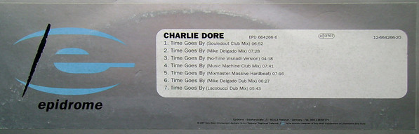 Charlie Dore - Time Goes By | Epidrome (EPD 664266 6) - 2
