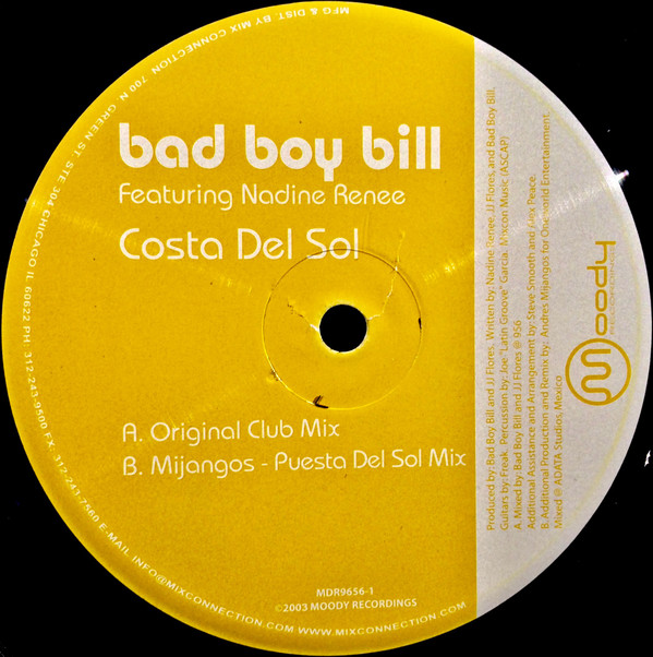 Bad Boy Bill Feat. Nadine Renee - Costa Del Sol | Moody Recordings (MDR9656-1) - 4 Bad Boy Bill Feat. Nadine Renee - Costa Del Sol | Moody Recordings (MDR9656-1) - 4