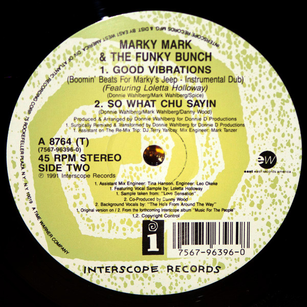 Marky Mark & The Funky Bunch Featuring Loleatta Holloway - Good Vibrations | Interscope Records (7567-96396-0) - 5 Marky Mark & The Funky Bunch Featuring Loleatta Holloway - Good Vibrations | Interscope Records (7567-96396-0) - 5