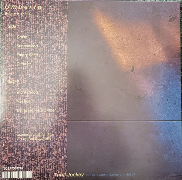 Umberto - Black Bile | Thrill Jockey (THRILL612) - 2