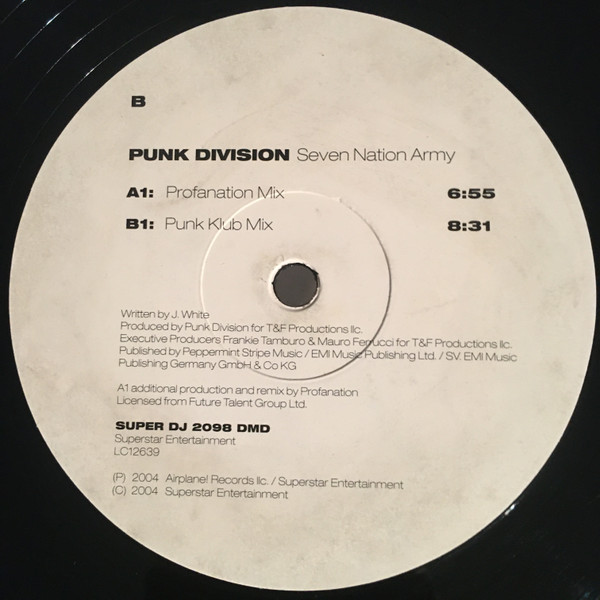 Punk Division - Seven Nation Army | Superstar Recordings (SUPER DJ 2098 DMD) - main Punk Division - Seven Nation Army | Superstar Recordings (SUPER DJ 2098 DMD) - main