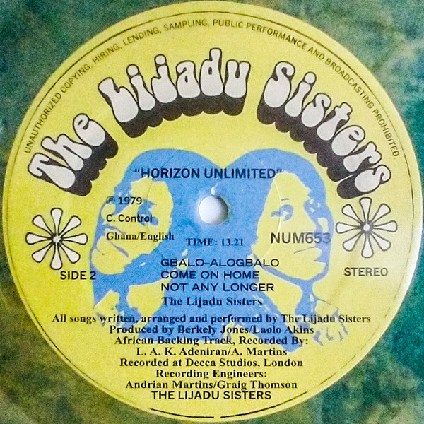 Lijadu Sisters - Horizon Unlimited | Numero Group (NUM653) - 4 Lijadu Sisters - Horizon Unlimited | Numero Group (NUM653) - 4