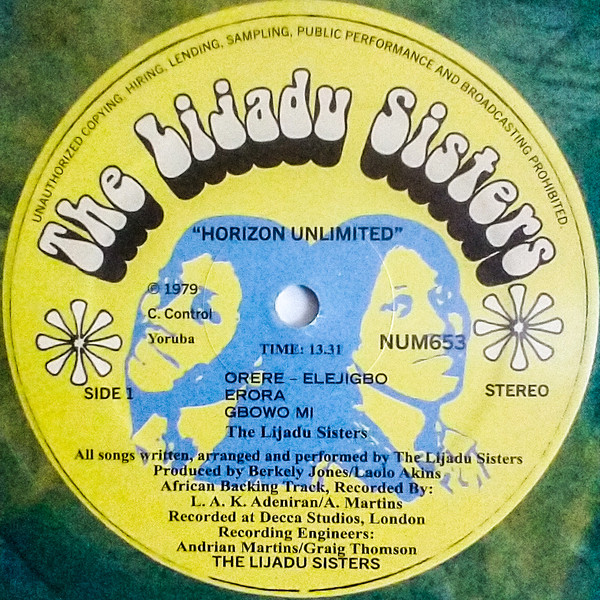 Lijadu Sisters - Horizon Unlimited | Numero Group (NUM653) - 3 Lijadu Sisters - Horizon Unlimited | Numero Group (NUM653) - 3