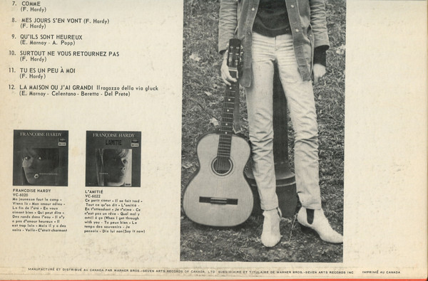 Françoise Hardy - La Maison Où J'ai Grandi | Disques Vogue (VC 6024) - 4 Françoise Hardy - La Maison Où J'ai Grandi | Disques Vogue (VC 6024) - 4