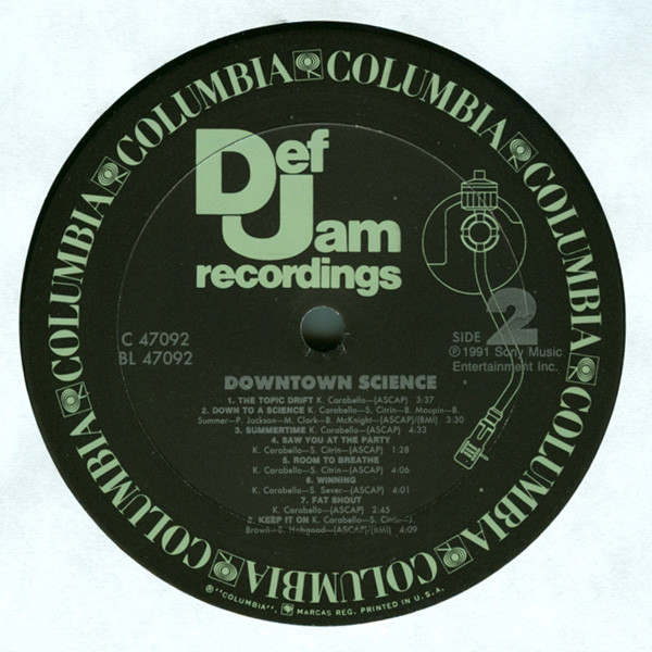 Downtown Science - Downtown Science | Def Jam Recordings (C 47092) - 4