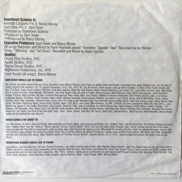 Downtown Science - Downtown Science | Def Jam Recordings (C 47092) - 5