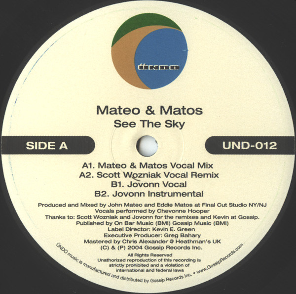 Mateo & Matos - See The Sky | Ündo Music (UND-012) - 2 Mateo & Matos - See The Sky | Ündo Music (UND-012) - 2