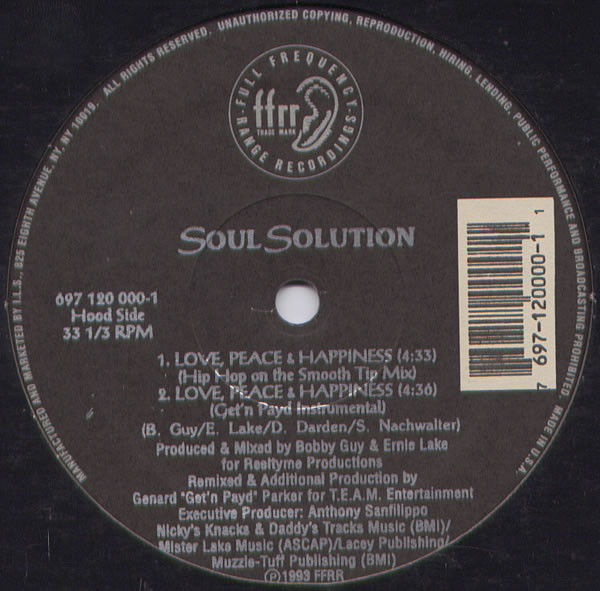 Soul Solution - Love, Peace & Happiness | FFRR (697 120 000-1)