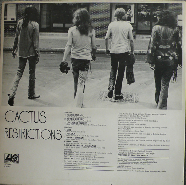 Cactus - Restrictions | Atlantic (K40307) - 2 Cactus - Restrictions | Atlantic (K40307) - 2