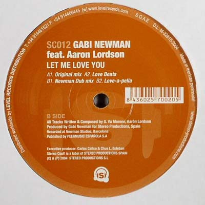 Gabi Newman - Let Me Love You | Stereo Cool! (SC012) - main Gabi Newman - Let Me Love You | Stereo Cool! (SC012) - main