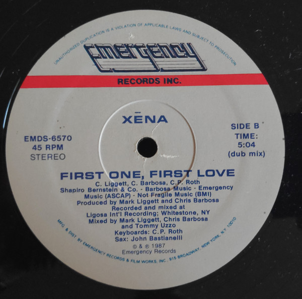 Xena - First One, First Love | Emergency Records (EMDS-6570) - 2