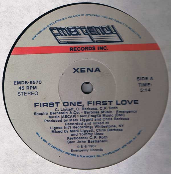 Xena - First One, First Love | Emergency Records (EMDS-6570)